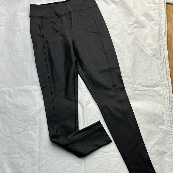 Vylette High Rise Ponte Vegan Leather Legging/Pants - Picture 2 of 9